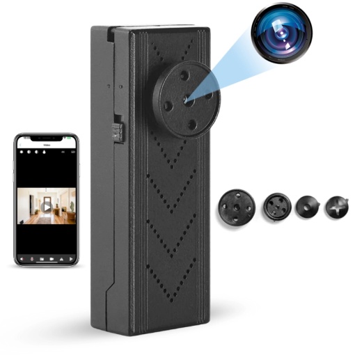 Бутон с шпионска камера IP131, 4K, Wi-Fi, Cлот за Micro SD карта