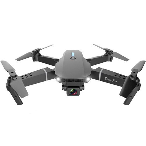 Дрон iUni E88 Pro, 4K, WiFi, 2 камери, сгъваеми ръце, предаване на живо по телефона, черен