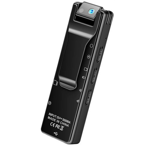 Камера за тяло iUni K16, Wi-Fi, 4K изглед, репортерски телефон, въртящ се на 180° обектив