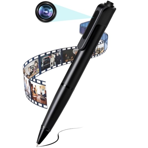 Мини камера iUni W9 Pro Химикалка, Full HD, Слот за MicroSD Карта, Аудио-Видео запис, Фотография