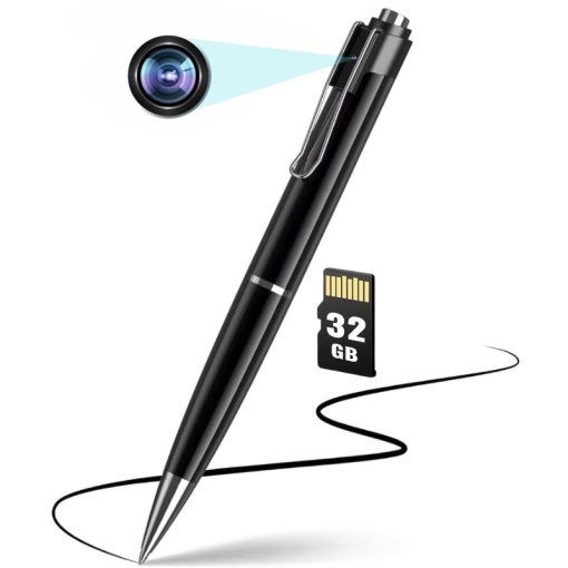 Шпионска писалка, Камера Full HD iUni PX8, 32GB, Aудио-видео запис