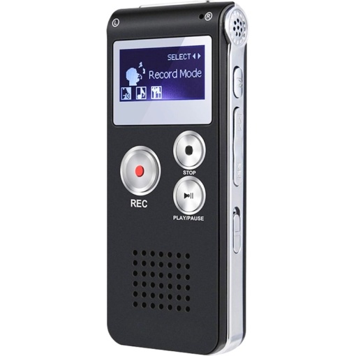 Мини професионален диктофон iUni SpyMic REP03, 8 GB вътрешна памет, MP3 Player