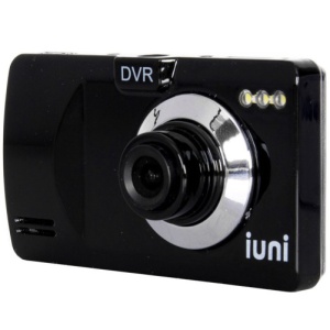 Κάμερα αυτοκινήτου DVR iUni Dash P818, HD, οθόνη LCD 2,5 ιντσών, γωνία λήψης 120 μοιρών, αναπαραγωγή