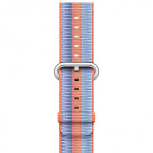 Λουράκι iUni Woven Strap για Apple Watch 1/2/3/4/5/6/7 40 mm Νάιλον Πορτοκαλί/Μπλε - Img 3