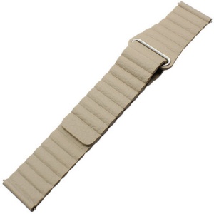 Каишка iUni Leather Loop 22 мм за Gear S3 Еко кожа Крем - Img 9