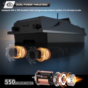 Лодка за риболовна стръв iUni V080, GPS, Търсач на риба, чанта за носене, 20000mAh, 800m, 15km/h, 2.4GHz дистанционно управление - Img 8