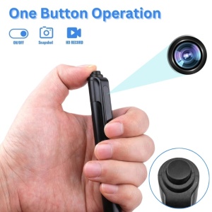 Писалка със скрита камера iUni W9 Pro, Full HD, 16GB, Aудио-видео запис, Фотография - Img 2