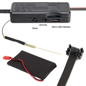 Шпионска камера модулна iUni SpyCam IP23, 32GB, аудио-видео, нощно виждане, P2P - Img 7