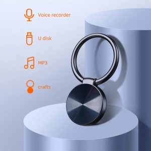 Шпионски ключодържател за запис на глас iUni V14, 32GB, гласово активиране, MP3 плейър - Img 5