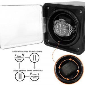 iUni автоматична навивачка за часовници, Watch Winder, 1 програма - Img 7