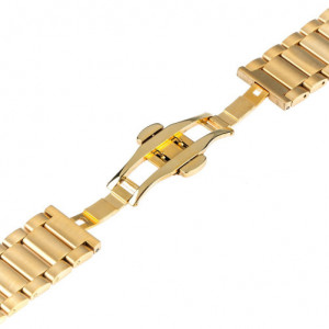 iUni 20 mm strap for Gear S2, Steel, Gold-tone - Img 5