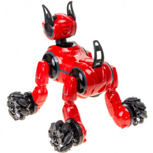 iUni 800A: slimme robothond met gebaren- en afstandsbediening, 360° draaibaar, rood - Img 4