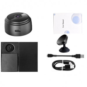 iUni A9 Mini-Spionagekamera, kabellos, VGA 480p, Audio-Video, Nachtsicht - Img 4