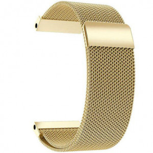 iUni-Armband für Garmin Fenix 5X, Milanese Loop, 26 mm, Gold - Img 8