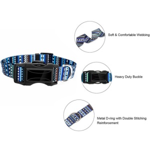 iUni F89 GPS проследяващ нашийник за кучета и домашни любимци, GPS+BDS+LBS+AGPS, син - Img 9