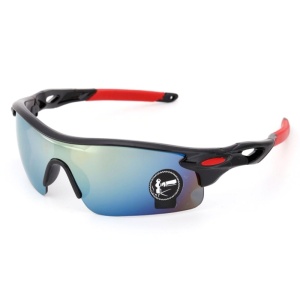 iUni iEye Sportsonnenbrille, UV400-Schutz, verspiegelte Gläser, Unisex