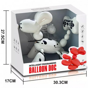 iUni K32A Intelligenter Roboterhund, Ballonhund, 50 Funktionen, Touch-Steuerung, Fernbedienung, schwarz-weiß - Img 4