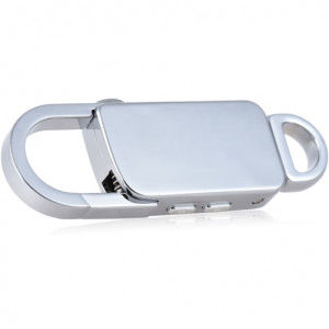 iUni SpyMic BR11 Plus Keyring, Spy Recorder, 8 GB Internal Memory, MP3 Player, Silver - Img 8