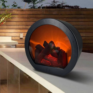 iUni TH-798 Мини електрическа камина с шпионска камера, Wi-Fi, Full HD, детекция на движение - Img 7