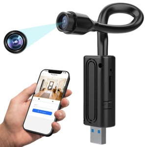 iUni W720 Spionagekamera, WLAN, HD-Auflösung, Bewegungserkennung, microSD-Kartensteckplatz