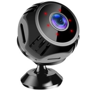 iUni W8 Мини шпионска камера, Wi-Fi, Full HD изглед, сензор за движение, нощно виждане - Img 2