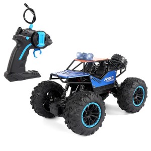 iUni YHC021 Автомобил с дистанционно управление, мащаб 1:18, офроуд автомобил за катерене, 27 MHz, син - Img 11