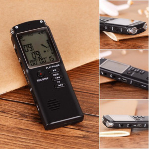 Professioneller Mini-Diktiergerät iUni SpyMic REP06, 8 GB interner Speicher, MP3-Player - Img 10