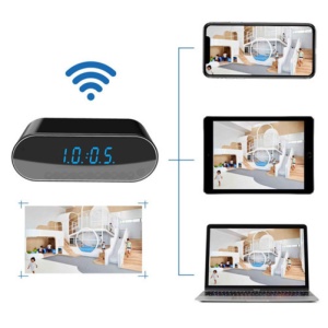 Spionageuhr mit WLAN-Kamera iUni IP07, Full HD, 160°, Nachtsicht, Bewegungssensor, P2P - Img 4