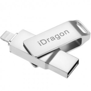 USB-Stick 128 GB iUni iDragon Lightning und USB 3.0 für iPhone/iPad, silberfarben - Img 8