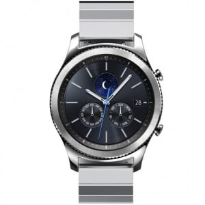 Βραχιόλι iUni Link 20 mm για Gear S2 Από ατσάλι Ασημί - Img 3