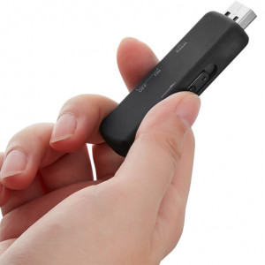 Κρυφό μικρόφωνο USB SpyMic STK97, Συσκευή εγγραφής, Ενεργοποίηση με φωνή, Εσωτερική μνήμη 8 GB, Μαύρο - Img 6