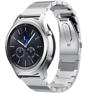 Каишка iUni Link Bracelet 20 мм за Gear S2 Стомана Сребрист - Img 8