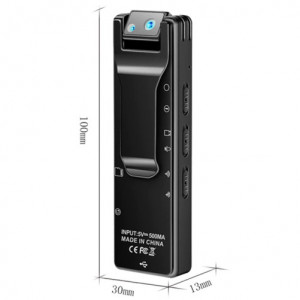 Камера за тяло iUni K16, Wi-Fi, 4K изглед, репортерски телефон, въртящ се на 180° обектив - Img 6