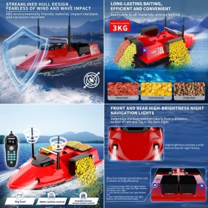 Лодка за Риболовна Стръв iUni V803, 5200mAh, 4 Резервоара, 3kg, 500m, 15km/h - Img 11