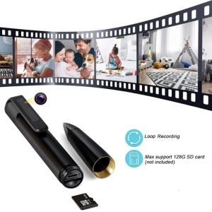 Писалка със скрита камера iUni W9 Pro, Full HD, 16GB, Aудио-видео запис, Фотография - Img 3