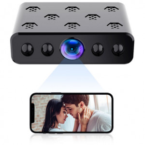 Шпионска камера iUni W12, Wi-Fi, Full HD, сензор за движение, аларма, аудио-видео - Img 8
