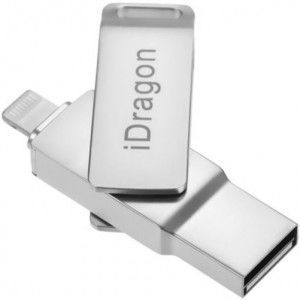 32-GB-USB-Stick iUni iDragon Lightning und USB 3.0 für iPhone/iPad, silberfarben - Img 7