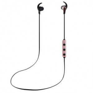 Bluetooth слушалка iUni CB41, Магнит, Свободни ръце, Rose Gold - Img 2