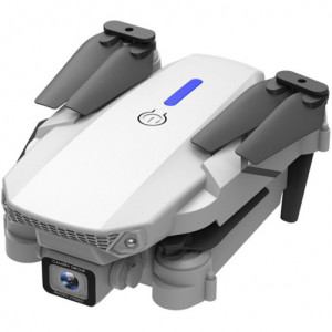 Drohne iUni E88 Pro, 4K, WLAN, 2 Kameras, klappbare Arme, Echtzeit-Übertragung von Telefonaten, grau - Img 2