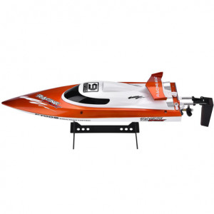 Ferngesteuertes Boot iUni FT009 Top Speed Racing Flipped Boat, Orange - Img 3