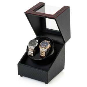 iUni αυτόματο κουρδιστήρι ρολογιών, Watch Winder 2, Μαύρο Άνθρακα - Img 2