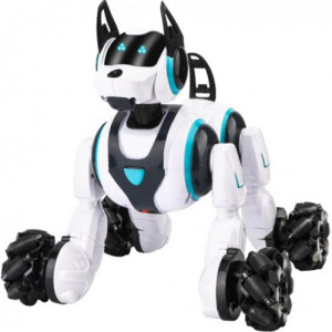 iUni 800A: slimme robothond met gebaren- en afstandsbediening, 360° draaibaar, wit - Img 2