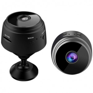 iUni A9 Мини шпионска камера, безжична, VGA 480P, аудио-видео, нощно виждане - Img 5