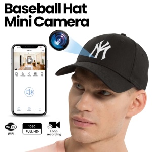iUni H15 Mini Camera, Cap with Visor, Wi-Fi, Full HD, MicroSD Card Slot, Live View on Phone - Img 2
