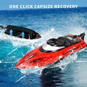 iUni HJ811 Σκάφος με τηλεχειρισμό, αγωνιστικό σκάφος ταχύτητας RC, 25 km/h, 2,4 GHz - Img 7