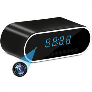 iUni IP07 WiFi шпионски часовник с камера, Full HD, 160 градуса, нощно виждане, сензор за движение, P2P - Img 12