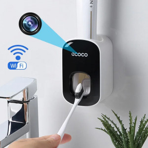 iUni IP74 Шпионска камера за дозатор за паста за зъби, Wi-Fi, Full HD, сензор за движение - Img 4