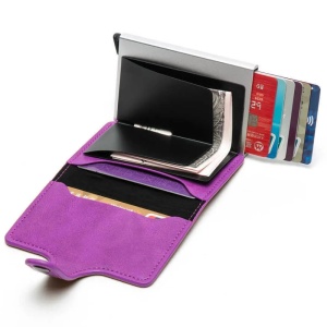 iUni P2-portemonnee, RFID, ruimte voor 6 pasjes, magenta - Img 3