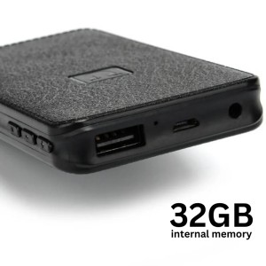 iUni Q95 Външен шпионски диктофон с батерия, 32GB, гласово активиране, MP3 плейър - Img 7
