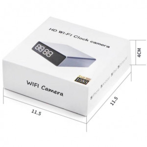 iUni SpyCam IP33-horloge, wifi, Full HD-spionagecamera, 150 graden beeldhoek, P2P, nachtzicht, bewegingssensor - Img 12